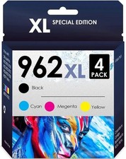 962XL 962 XL Ink Cartridges for HP 962 Officejet Pro 9010e 9015e 9018e 9020e 4PK