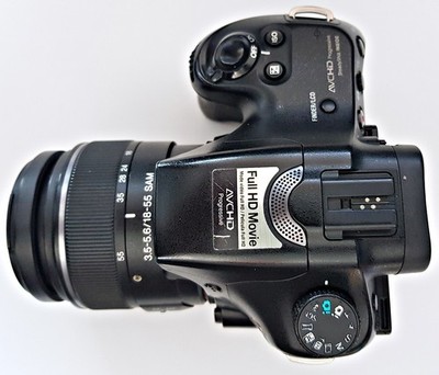 Sony Alpha SLT-A57 16.1MP Digital SLR Camera - Black (Kit w/ DT