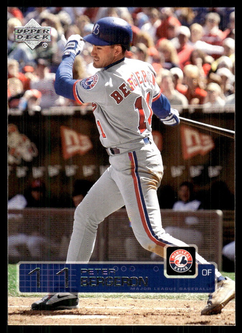 Peter Bergeron 2003 Upper Deck #438 Expos FREE SHIPPING StackedPacks