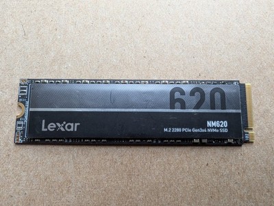 1TB NVMe M.2 SSD 2280 PCIe Gen3 x 4 - 100% Life Remaining - Lexar NM620