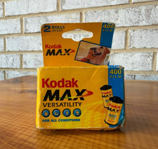 Kodak MAX Versatility 400 Film 2 Rolls 24 Exposures EXP 11/2004 