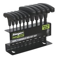 Sealey InbusschlüSsel-Set 10-Teilig T-Griff - Metrisch S0466
