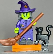 LEGO "Wacky Witch" col214 w/Kitty  Accessories 2015 CMF Series 14 BRAND NEW