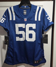 New Nike Quenton Nelson #56 Indianapolis Colts NFL Game Jersey Women's Sz L $130