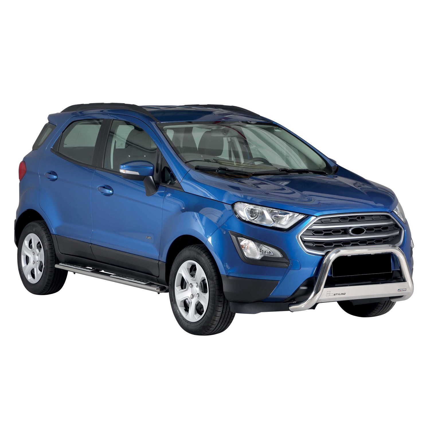 Pare-buffle Ford Ecosport acier gris 63 mm aux finitions premium