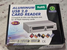 Lian Li CR-33 Card Reader - Silver ** Vintage **