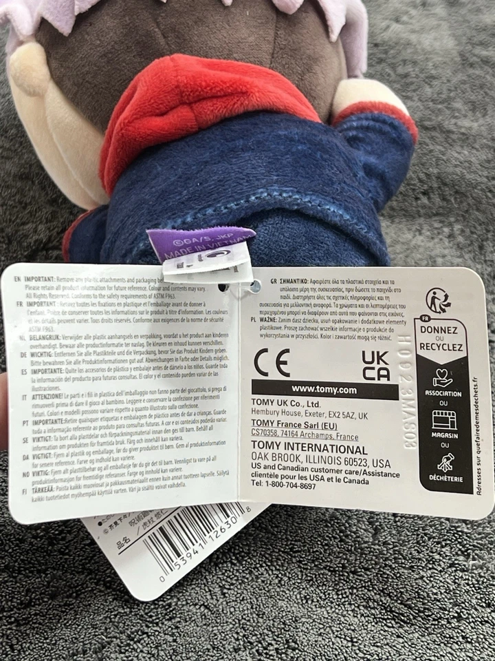 Peluche Tomy Club Mocchi Suya Sleeping Friend Yuji Itadori - Jujutsu Kaisen Nuevo con Etiquetas Foto 3 de 4