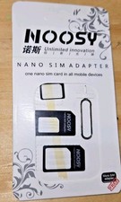 Noosy 3 in 1 SIM Card Adapter Nano Micro Standard Converter Kit tray ejector