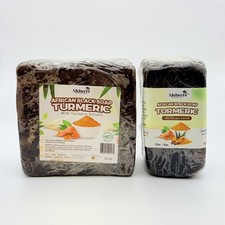 Aleheri's 100% Pure Unrefined African Black Soap Turmeric (8oz/16oz)