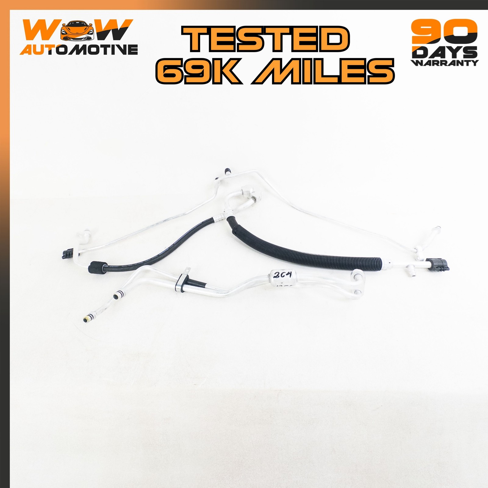 05-08 CHEVROLET CORVETTE C6 AIR CONDITIONING COMPRESSOR CONDENSER HOSE LINE OEM