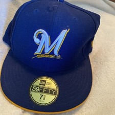 New Era Milwaukee Brewers Hat Size 7 3/8
