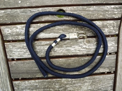 Pferd Führstrick mit Schnellverschluss Panik Snap Clip 6 Fuß Länge blau Nylon - Bild 1 von 4