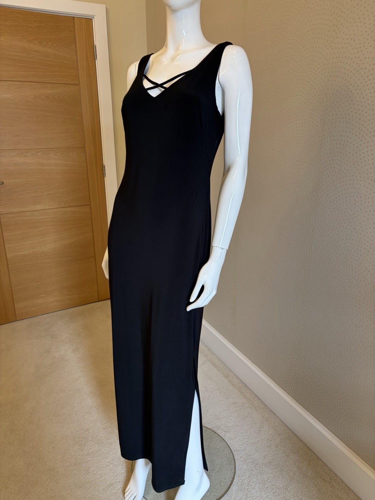 Bravissimo Women's Full Length Dress Size 12 Curvy/ Really Curvy Black image 2