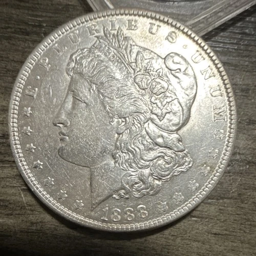 1888 Morgan Silver Dollar $1 Coin 0.9 Fineness Uncertified