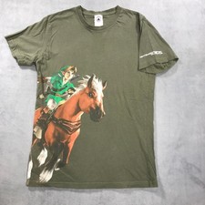 The Legend of Zelda Ocarina of Time 3D Nintendo 3DS Link Horse T Shirt Men's M