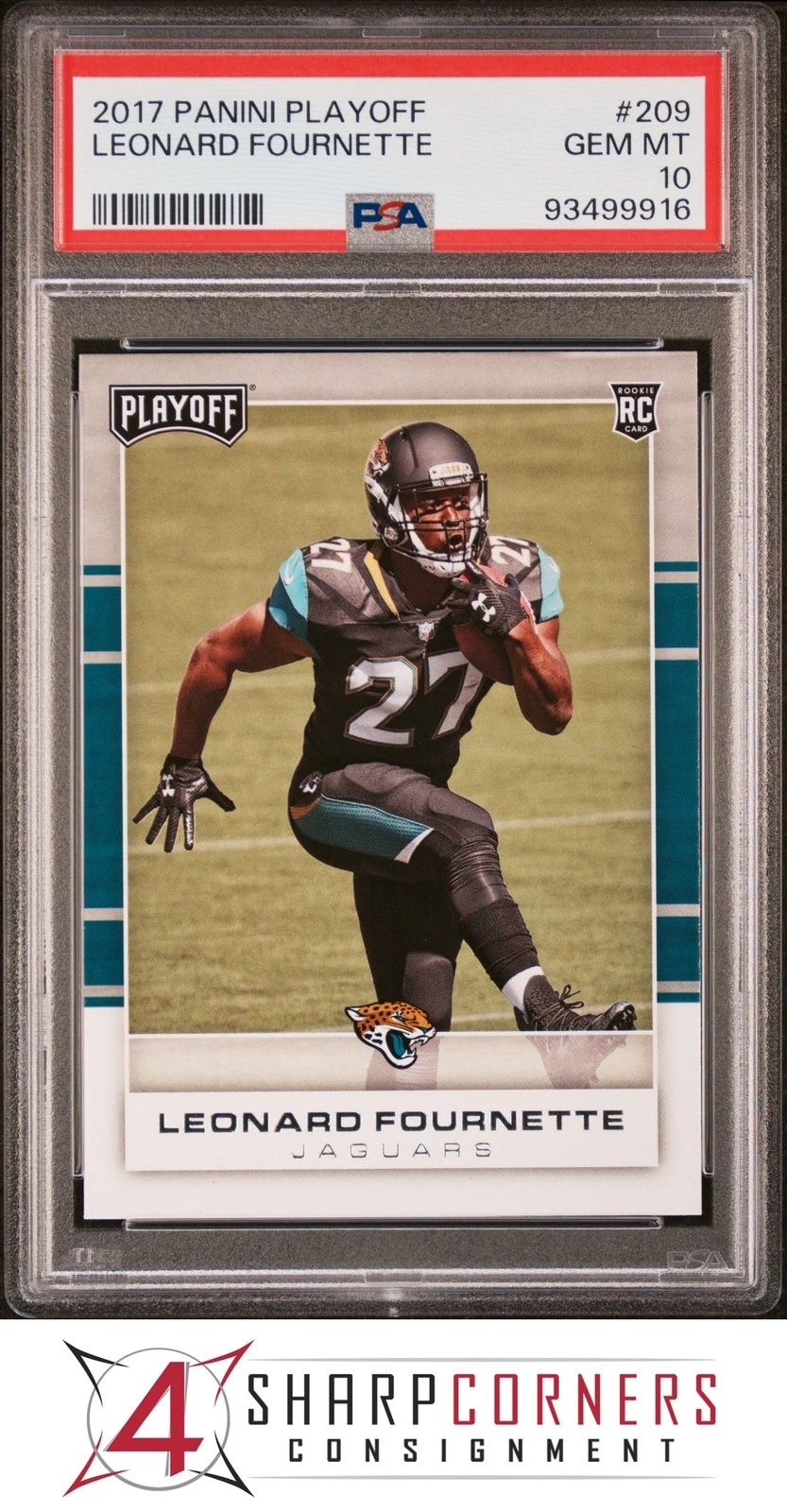 Leonard Fournette Panini Playoff #209 Base