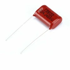 10x CBB22 Capacitors 400V 0.22uF 224 220nF Polyester Film Capacitors Pitch 15mm