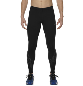 striped running tights