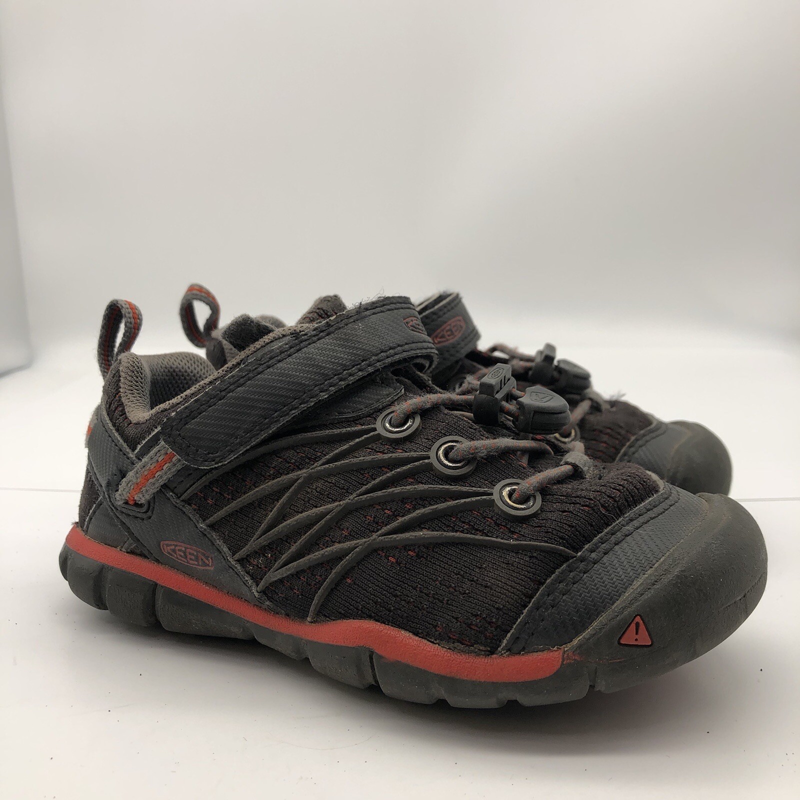 Sneakers Keen bambino taglia 11 nere e rosse EU 29