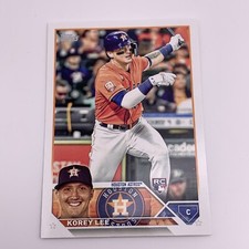 2023 Topps Series 1 Baseball Korey Lee RC Rookie Card #90 Astros. rookie card picture