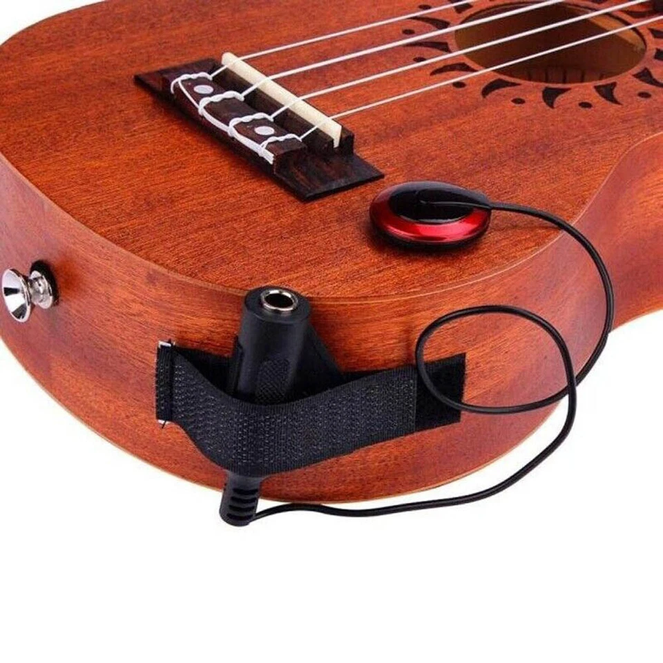 EUA 4 peças captador de microfone de contato piezoelétrico para violino guitarra bandolim banjo - Imagem 3 de 4