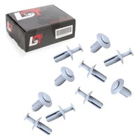 10X Universal Spreizniete Befestigung Clips FüR BMW E36 E90 E39 E46 Grau