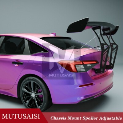 GT Racing Spoiler Trunk Mounted Adjustable Wing Kits Fit For Ford