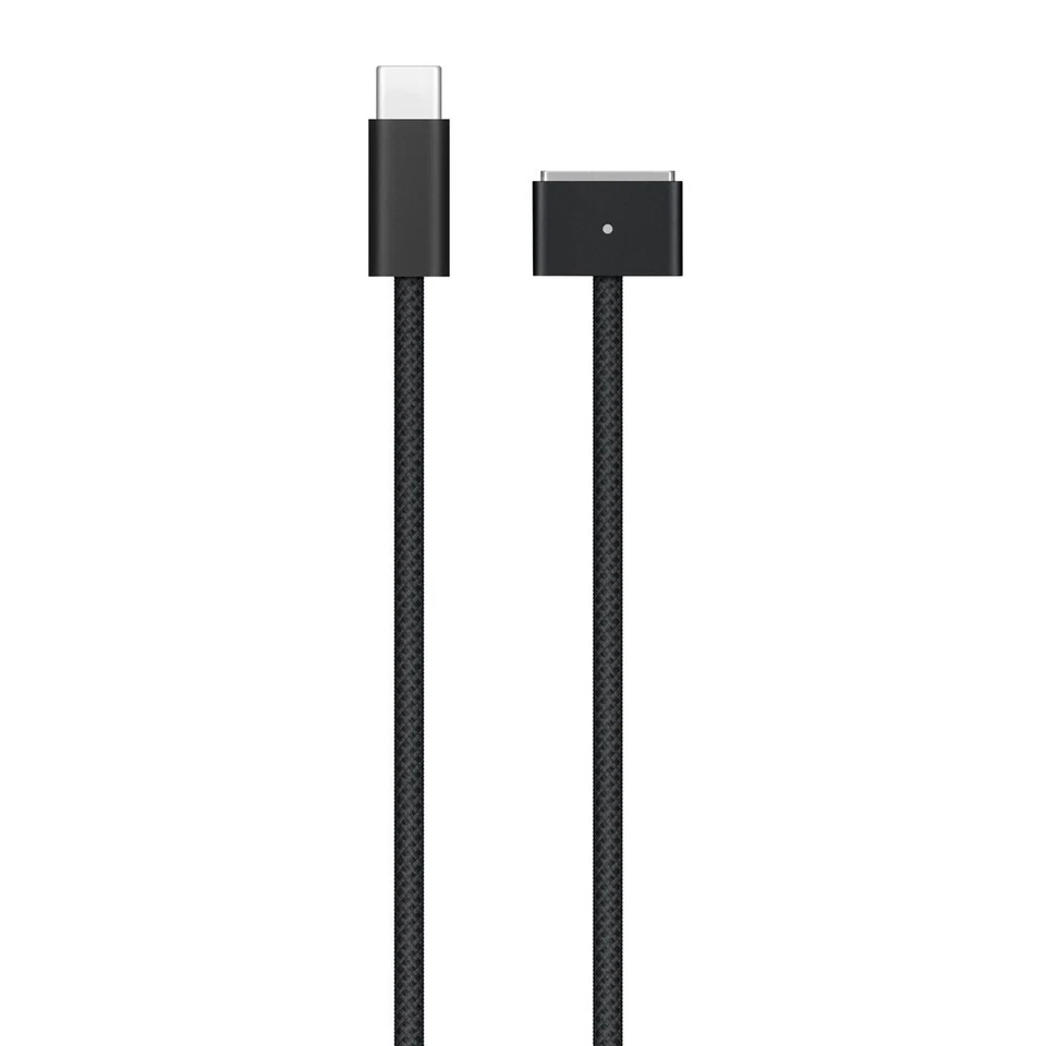 Genuine Official Space Black Apple USB-C to Magsafe 3 Cable 2 Metre MacBook Pro - Image 2 of 4