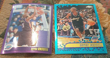 2000-01/02 Topps Chrome Bryon Russell Chrome Cards - Utah Jazz