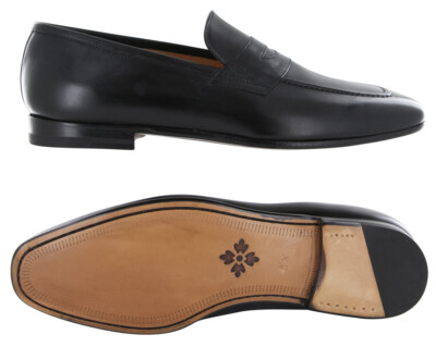 Fiori Di Lusso Black Leather Shoes - Loafers - (ROMABLK) | eBay display picture 2