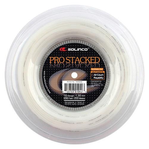 Solinco Pro Stacked 16 1.30mm Tennis Strings 200M Reel