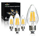 E26 Led Bulb F15 Flame Wrinkle Retro Dimmable Warm White Chandelier Candle Light