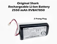 Original Shark RV2520A0US RV2520AFUS UR2500SR Li-Ion Battery 2550mAh RVBAT850