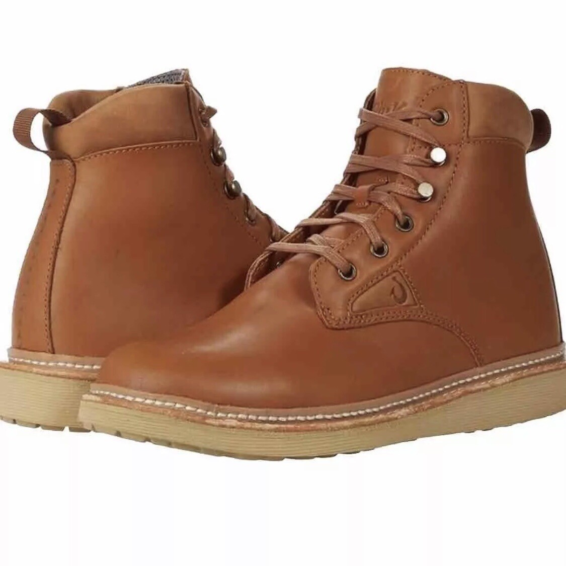 NEW $175 Olukai Mens Kilakila Boots Coconut Husk Brown  display picture 3