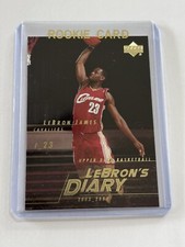 LEBRON JAMES Rookie Year Card 2003 Gold Foil LA Lakers Team USA Cavaliers CAVS. rookie card picture