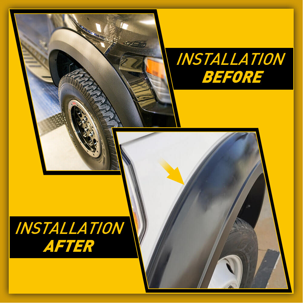 PIT66 30 Feet Universal Fender Flares Edge Trim Rubber Seal - Wiper Style Trim With Adhesive Tape For Car & Truck Wheel Wells