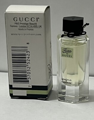 GUCCI FLORA GRACIOUS TUBEROSE 0.16 FL oz / 5 ML EDT Splash