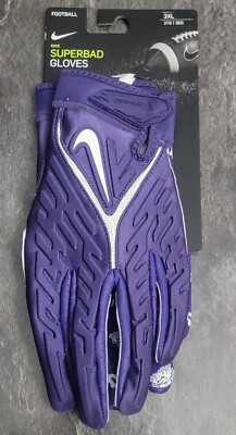 Nike Superbad TCU Horned Frogs PE Football Gloves Size XXXL