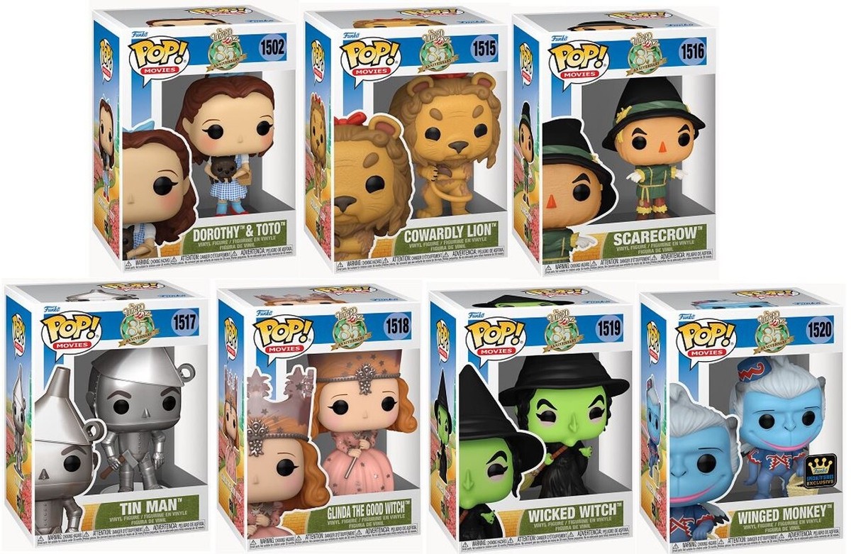 WIZARD OF OZ Figurine SET COMPLET DOROTHY FUNKO POP | eBay