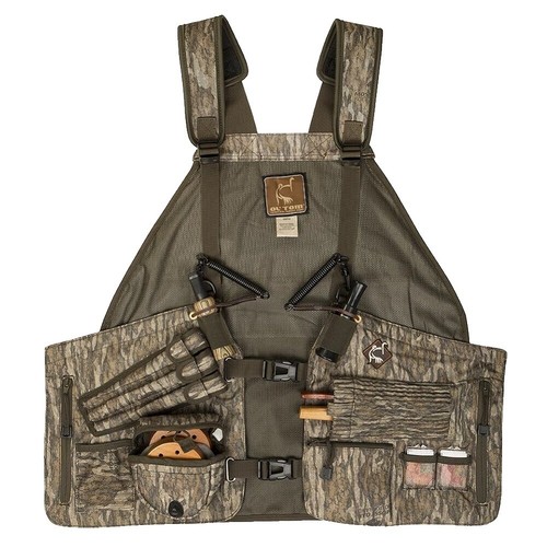 Gilet de chasse au gibier : fluo, réversible, de traque, avec carnier