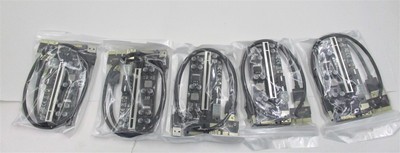 Mailiya V009s Pro PCIe Riser, GPU Riser Card for BTC/Ethereum Mining ETH(6 Pack)