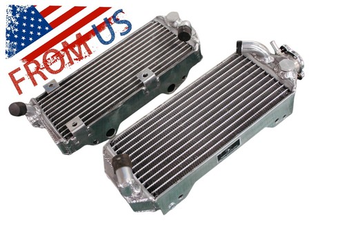 Aluminum Radiators For Suzuki DRZ400S/DRZ400SM 2000-2022 - Left & Right Set, 2-Row Downflow, 1-Year Warranty By Winner Racing 3 thumbnail image