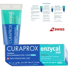 Curaprox 75ml Enzycal 1450 Gentle Toothpaste Healthy Mouth 1450ppm High Fluoride