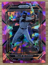 2023 Panini Prizm Pink Cracked Ice Prizm #288 Willie McCovey San Francisco Giant