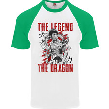 Legend of the Dragon MMA Martial Arts Movie Mens S/S Baseball T-Shirt