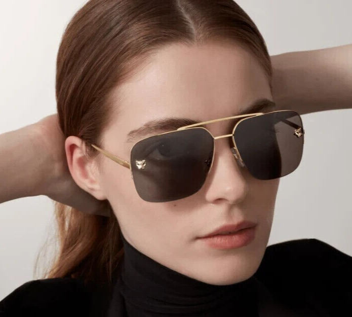 Used- Panthere De Cartier 59MM Square Sunglasses Cartier Panthère De Cartier 59MM Square Sunglasses | Saks  main image 3