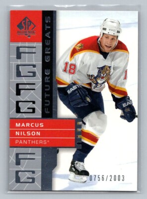 2002-03 SP Authentic Future Greats 0756/2003 Marcus Nilson #117