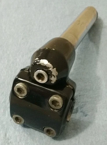 Vintage Old School BMX Forged Alloy MX-550 Stem 21.1 Quill Black