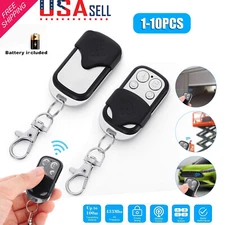 Universal Wireless RF Remote Control Copy Code 433 MHz Clone Key Fob Controller 