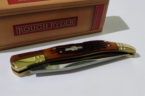 LOCKBACK TOOTHPICK FRENCH TICKLER HUNTING POCKET KNIFE MAPLE JIGGED BONE LG. !!! - Picture 3 of 7